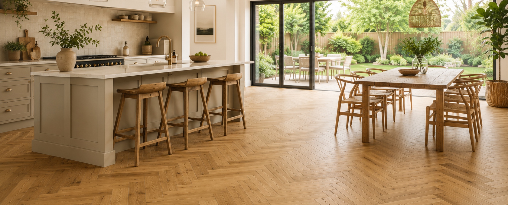 Herringbone parquet