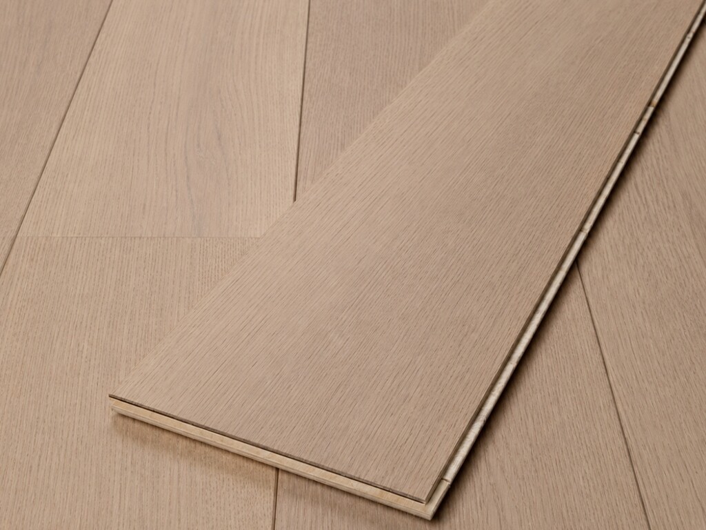 Timberlay Engineered Oak Flooring, Invisible, Lacquered, Prime, 190x3x14 mm