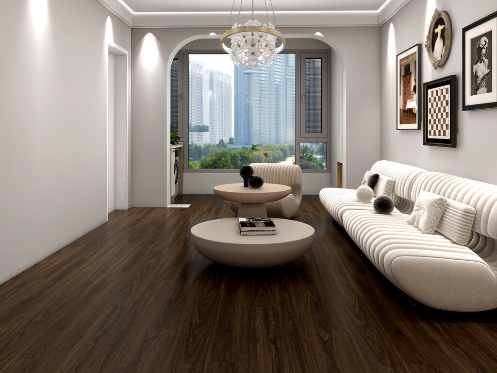 Xylo Greenwich Escena Light Walnut SPC Vinyl Flooring, Click, 180x6 mm