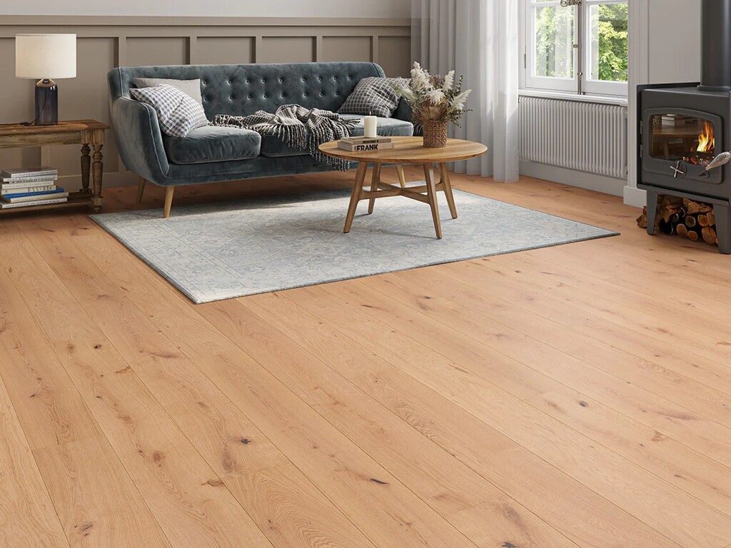 Timberlay Richmond Engineered Oak Flooring, Brushed & Oiled, 190x3x14 mm