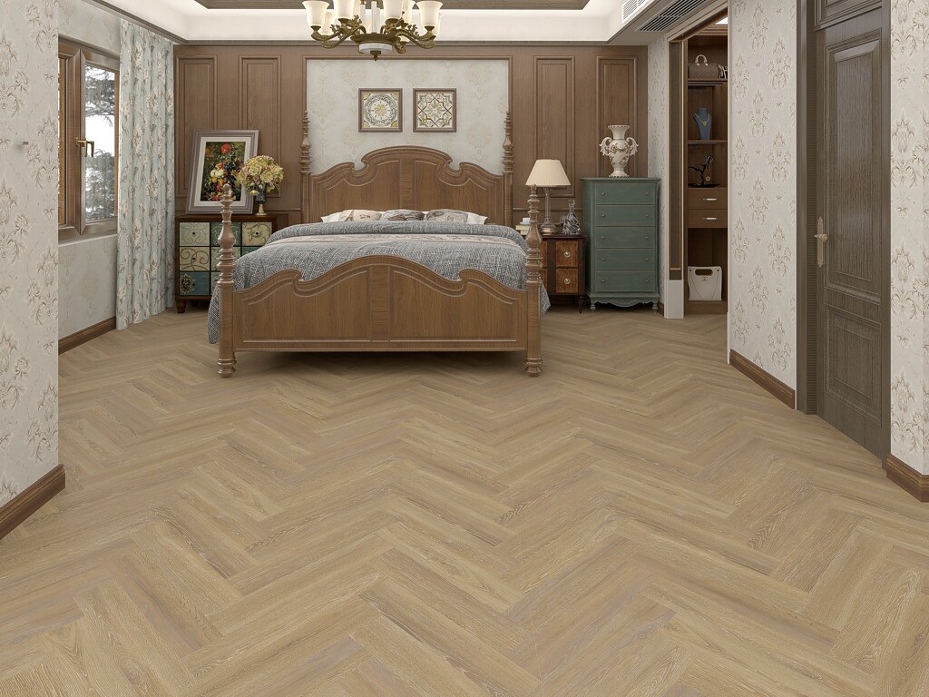 Xylo Holland Park Heritage Herringbone LVT Vinyl Flooring, Dryback, 122x610x3 mm image
