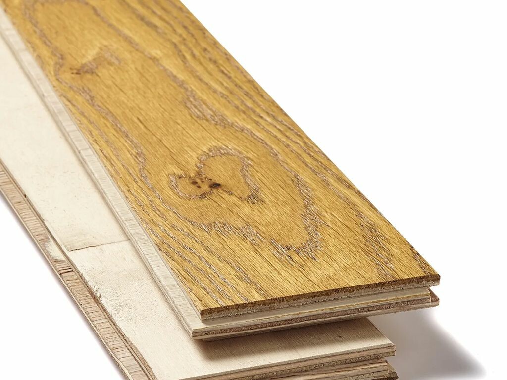 Evolve Herringbone Engineered Oak Parquet Flooring, Light Golden, Brushed & Lacquered, 90x4x400 mm