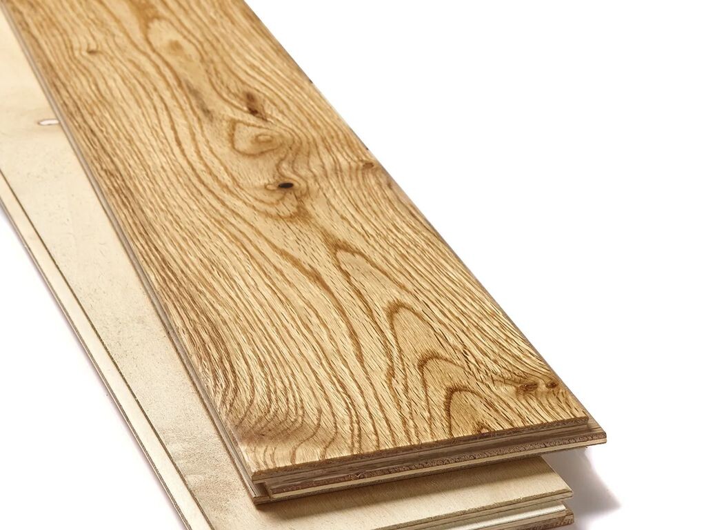 Evolve Engineered Oak Flooring, Golden, Brushed & Lacquered, 125x3x14 Mm