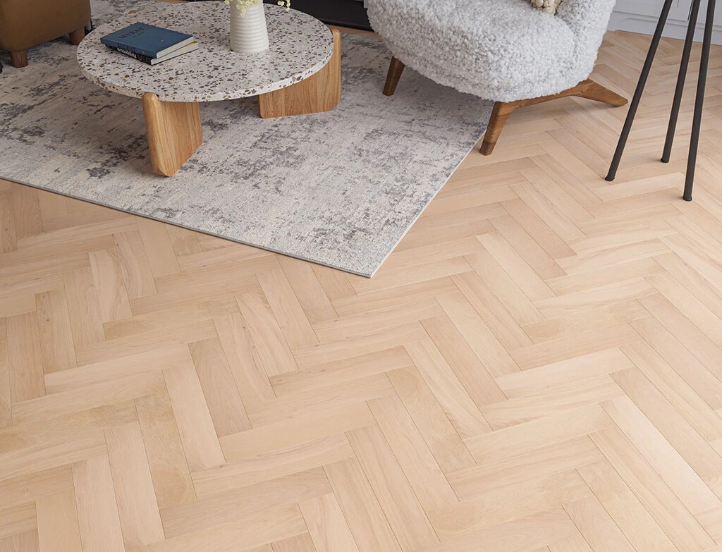 Timbercraft Ambleside Oak Parquet Flooring, Invisible, Oiled, 90x450x15 Mm