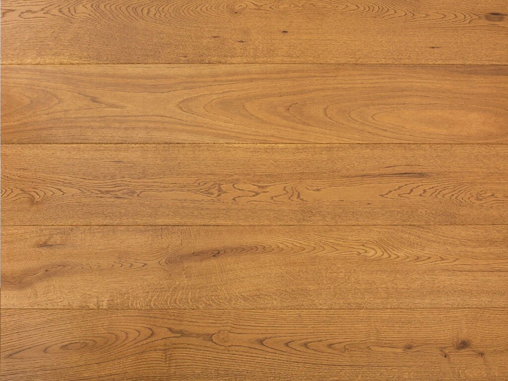 Timberlay Grizedale Oak Engineered Oak Flooring, Golden, Brushed & Lacquered, 190x6x20 mm