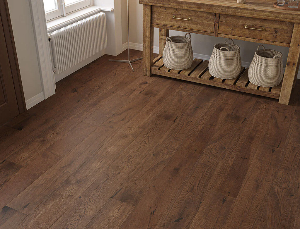 Timberlock Dartmoor Oak Engineered Flooring, Brushed & Oiled, 190x4x15 mm