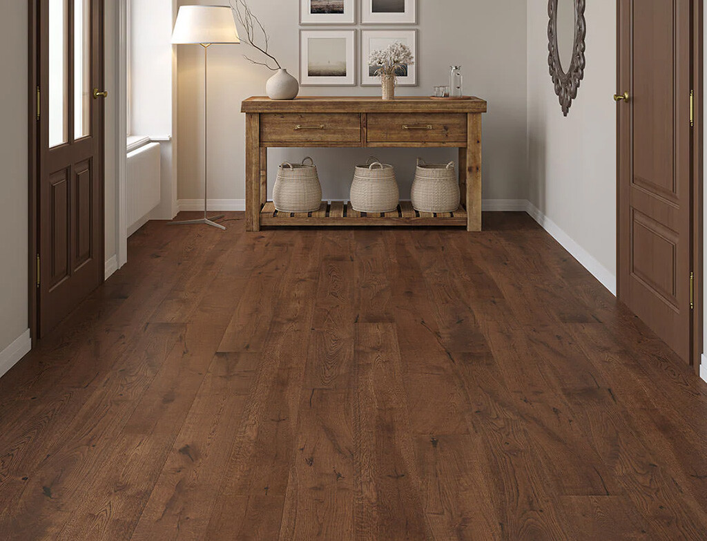 Timberlock Dartmoor Oak Engineered Flooring, Brushed & Oiled, 190x4x15 mm