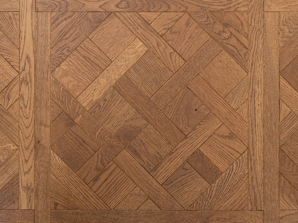 Timbercraft Classique Oak Versailles Parquet Flooring Panels, Brushed & Oiled, 600x3x14 mm