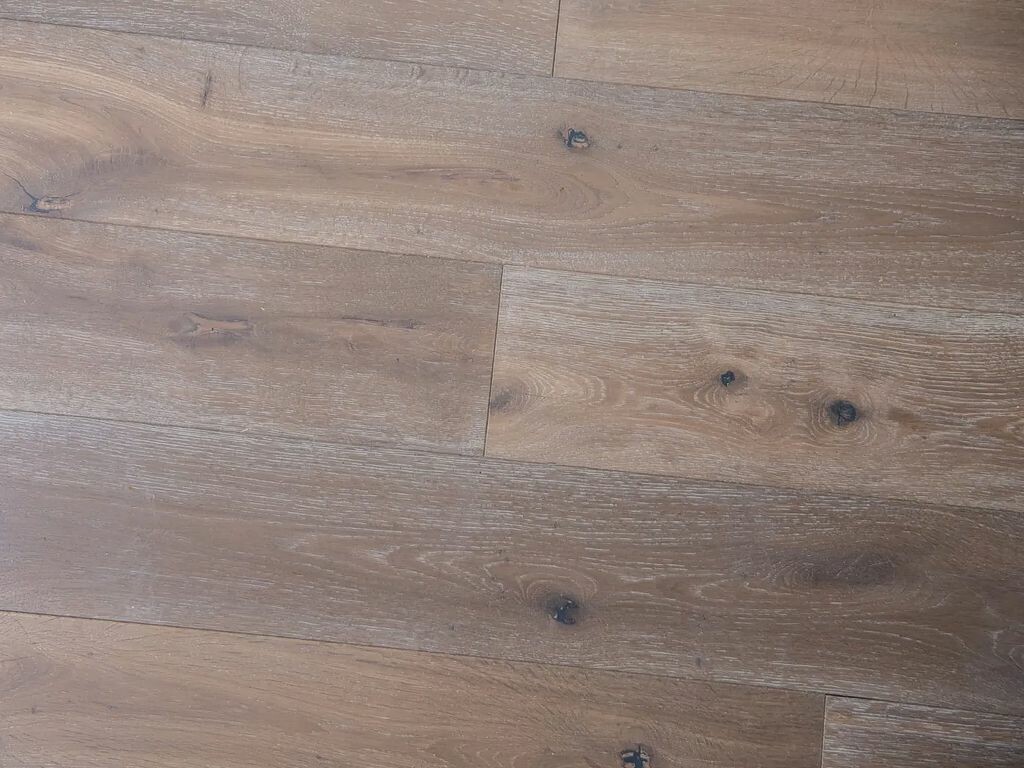 Evolve Engineered Oak Flooring, Smoked, Grey, Oiled, 190x4x15 Mm