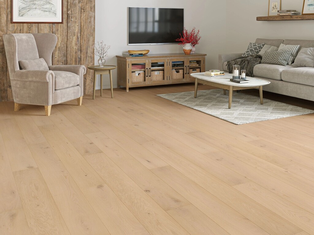 Timberlay Gisburn Oak Engineered Flooring, Invisible, Oiled, 190x3x14 mm image