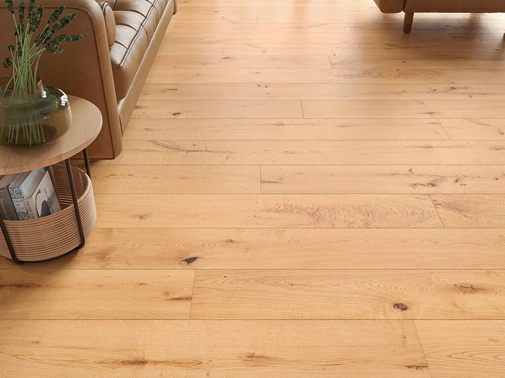 Timberlay Delamere Oak Engineered Flooring, Brushed & Oiled, 190x3x14 mm