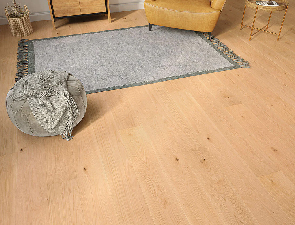 Timberlay Harlow Oak Engineered Flooring, Brushed & Oiled, 190x3x14 mm
