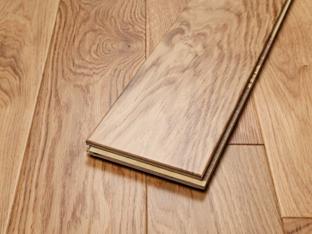 Timberlay Engineered Oak Wood Flooring, Lacquered, 125x5x18 Mm