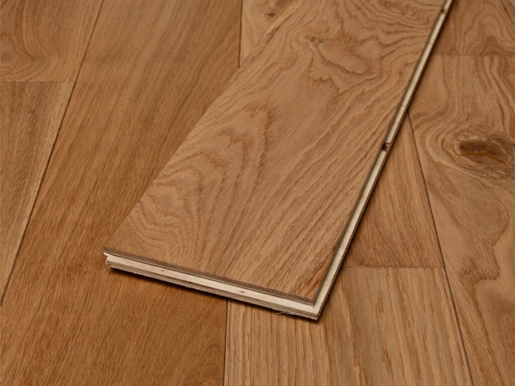 Timberlay Engineered Oak Wood Flooring, Lacquered, 150x5x18 Mm