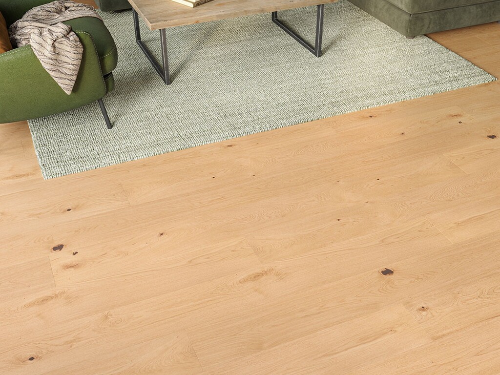 Timberlay Aurora Oak Engineered Oak Flooring, Brushed & Matt Lacquered, 190x6x20 mm