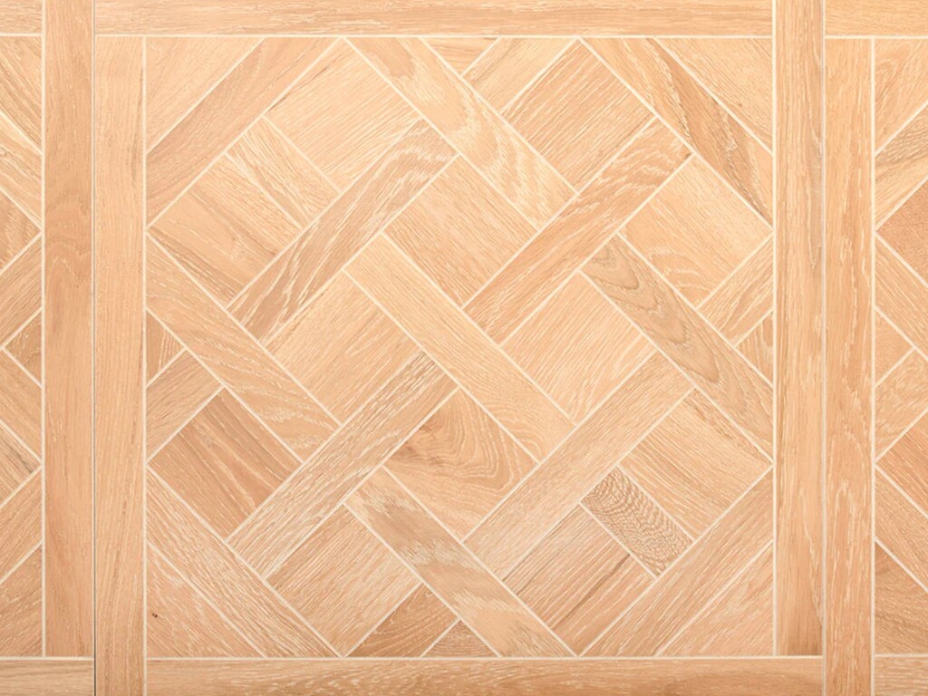 Timbercraft Palais Oak Versailles Parquet Flooring Panels, Brushed & Oiled, 600x3x14 mm