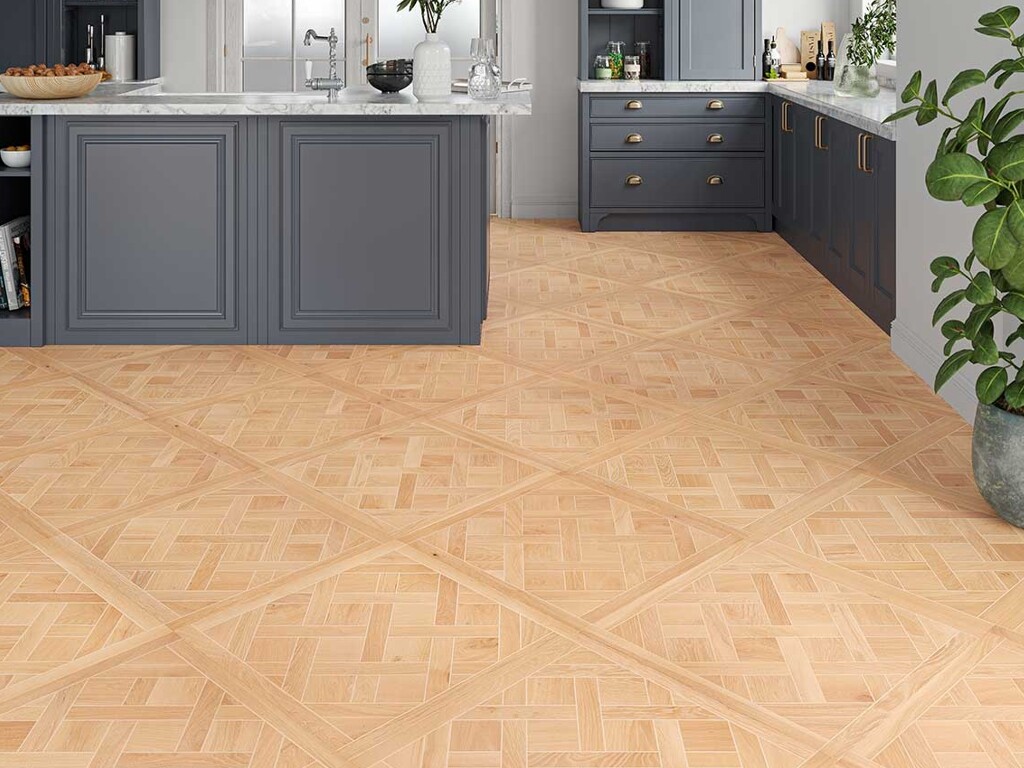 Timbercraft Palais Oak Versailles Parquet Panels, Brushed & Oiled, 600x3x14 mm image