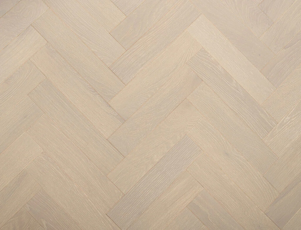 Timbercraft Mercia Oak Parquet Flooring, Brushed & Lacquered, 80x350x20 mm
