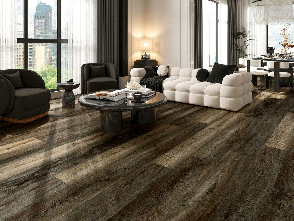 Xylo Pimlico Emerald Bay LVT Vinyl Flooring, Dryback, 180x3 mm image