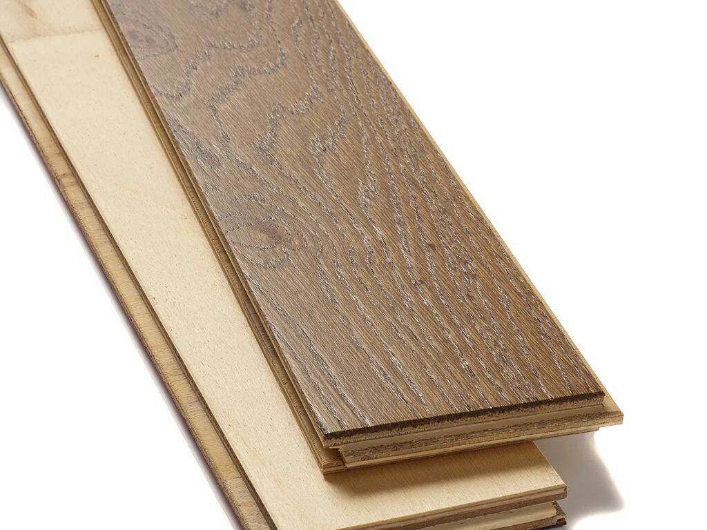 Evolve Herringbone Engineered Oak Parquet Flooring, Cognac, Brushed & Lacquered, 90x4x400 mm