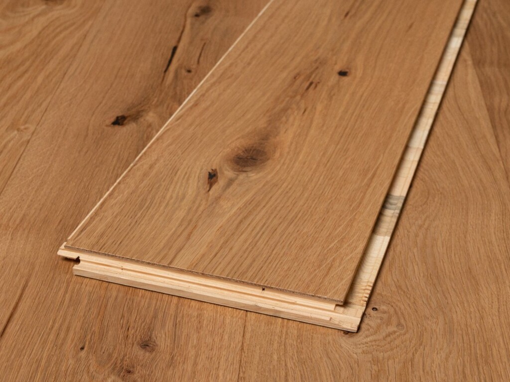 Timberlock Engineered Oak Flooring, Brushed & Matt Lacquered, 190x3x14 Mm