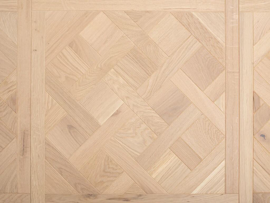 Timbercraft Empire Oak Versailles Parquet Flooring Panels, Brushed & Oiled, 600x3x14 mm