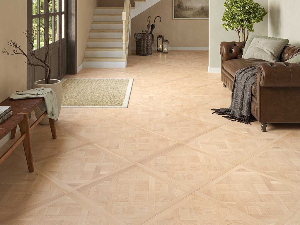 Timbercraft Empire Oak Versailles Parquet Panels, Brushed & Oiled, 600x3x14 mm image