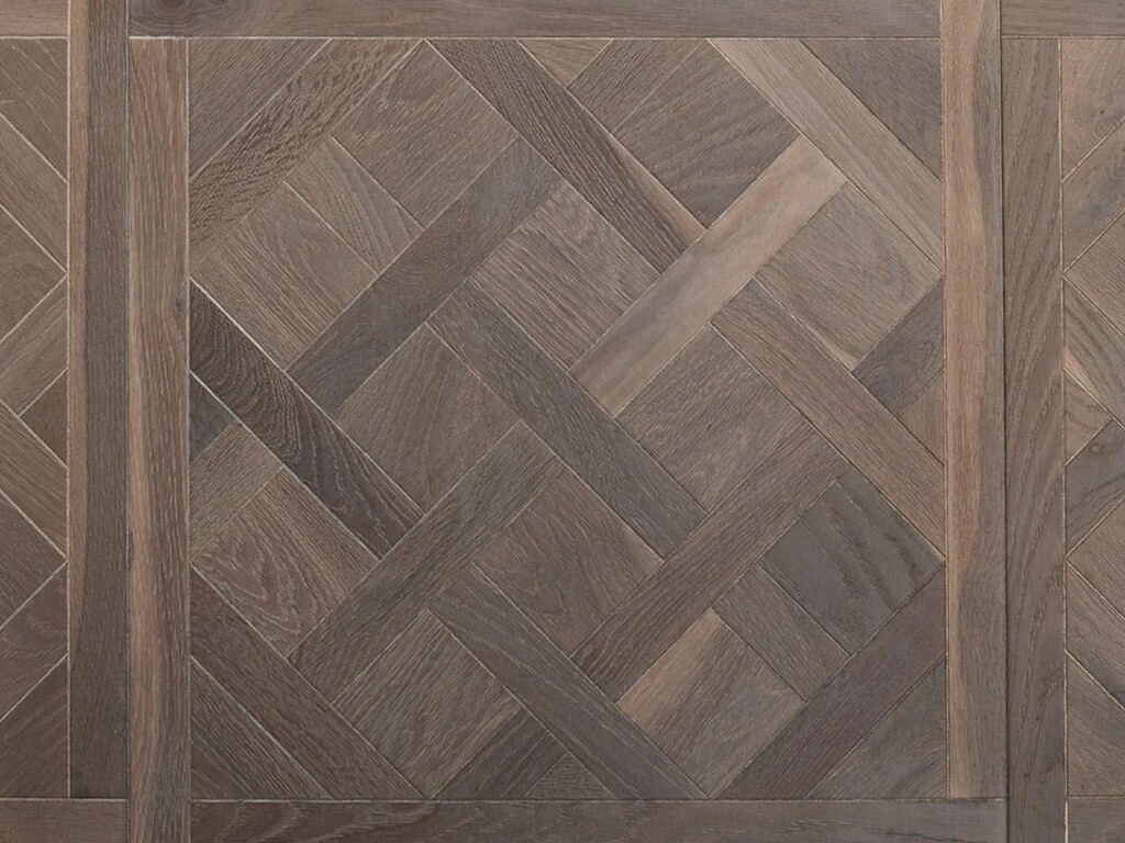 Timbercraft Reverence Oak Versailles Parquet Flooring Panels, Brushed & Oiled, 600x3x14 mm